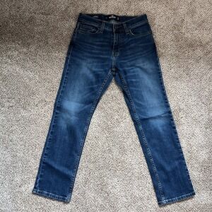 Hollister Slim Straight Jeans 26 X 28 Medium to dark wash Teen Boys Men